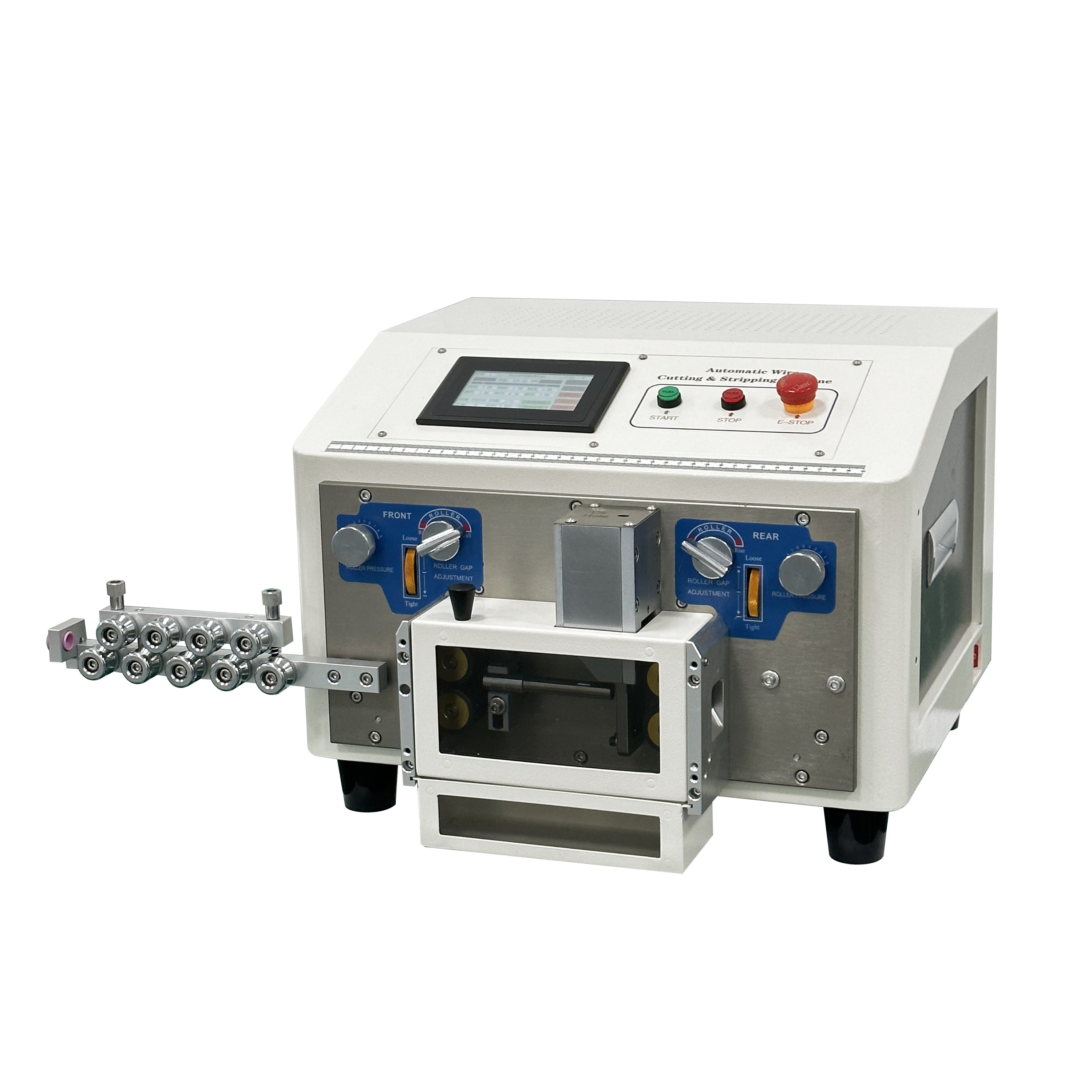 Wire Stripping Machine - Front and Rear Roller Adjustment